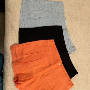 Three size 4 Jcrew shorts